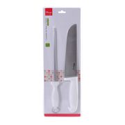 Jogo de facas Chef aço inox 7 peças cabo antiaderente - Lccr - utensílios  para todo tipo de cozinha